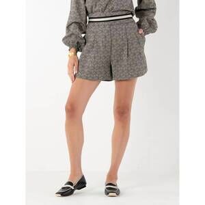 NEW EMILY MCCARTHY relaxed short in black tonal monogram